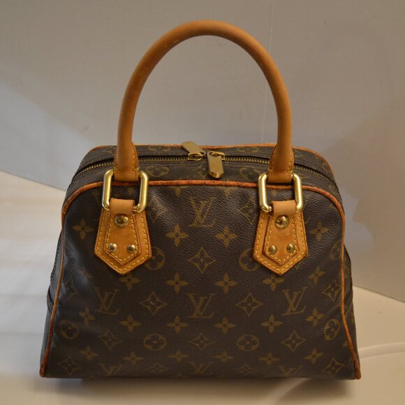 Authentic Louis Vuitton Manhattan PM Handbag with Authenticity Certificate (GUC) - Picture 4 of 13